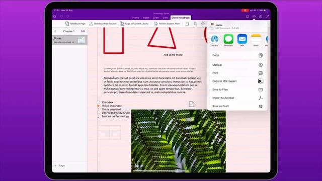How to export pdf of OneNote in iPad смотреть онлайн