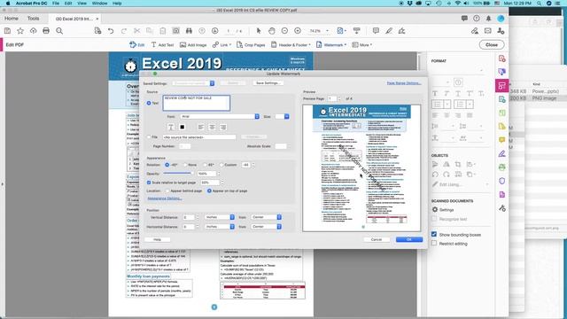 How to add a PDF watermark in Adobe Acrobat Pro DC смотреть онлайн