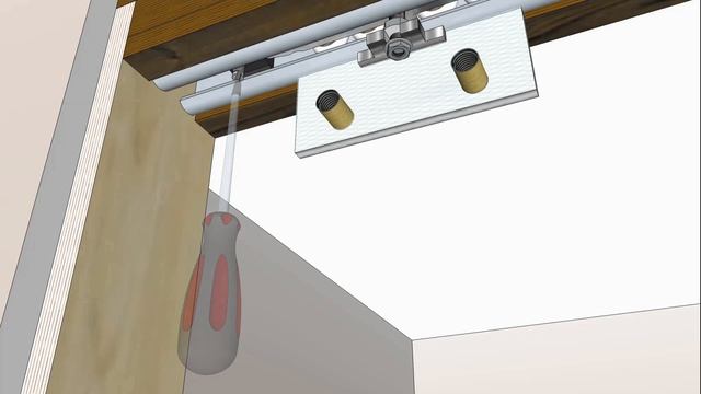 Инструкция по сборке и установке пенала для стеклянной двери-купе. Sliding glass door смотреть онлайн