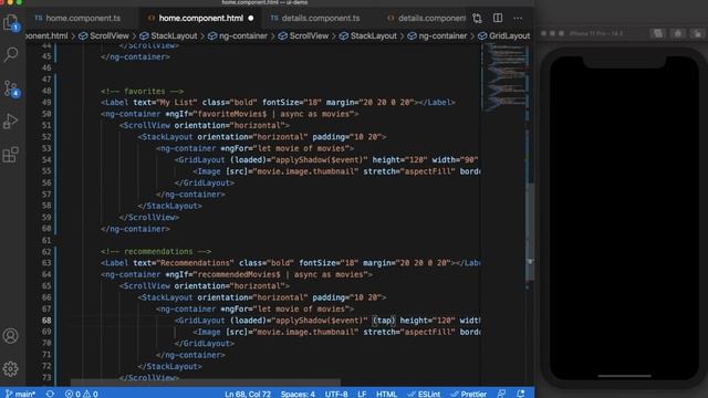 NativeScript & Angular: Movies App UI - Page and Layout (Speed Code) смотреть онлайн