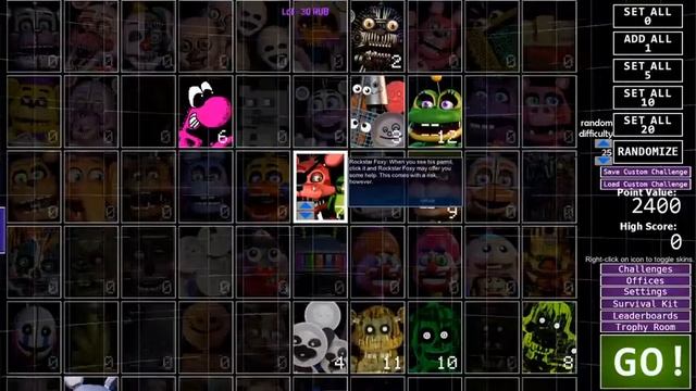 Ultimate Custom Night Mods With Mods / Ultra Custom Night 200/20!