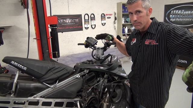 Make your snowmobile lighter! This is how to do it. PowerModz! смотреть онлайн