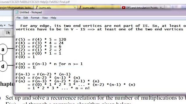 Factorial - Recurrence Relation and Solution смотреть онлайн