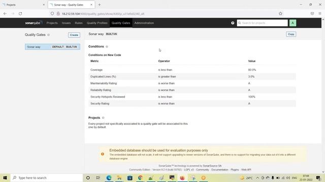Analyze Java code using Maven/Gradle in SonarQube and Jenkins for SpringBoot Application смотреть онлайн