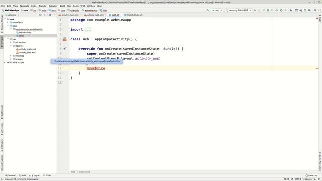 WebView ProgressBar & ScrollView смотреть онлайн