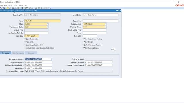 Oracle EBS R12 Financials - Accounts Receivable setups смотреть онлайн