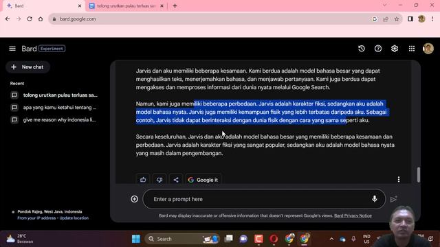 CARA MENGGUNAKAN BARD AI VERSI BAHASA INDONESIA смотреть онлайн