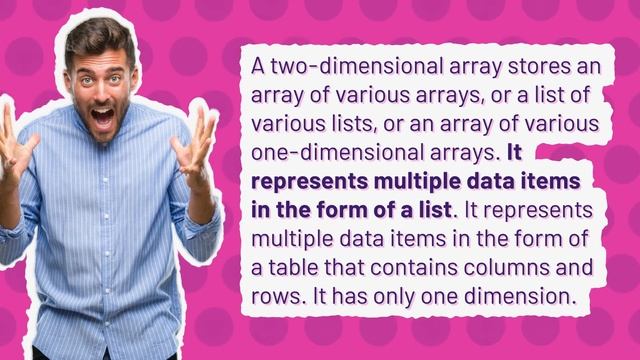 How to change 1D array into 2D array? смотреть онлайн