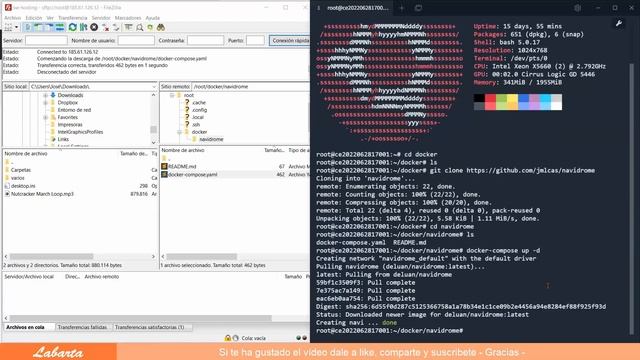 Cómo Instalar Navidrome Usando Docker Compose