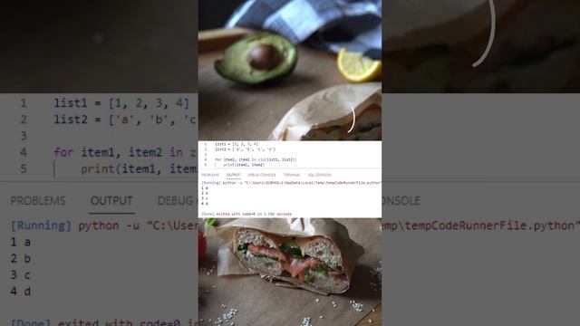 Program to iterate through two list in parallel. #shortsvideo смотреть онлайн