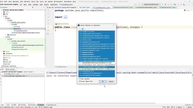 ArchUnit: Unit test your Java architecture Spring Boot Example смотреть онлайн