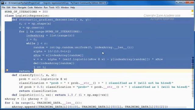Logistic Regression w/ Python & Stochastic Gradient Descent (Prototype Project 02) смотреть онлайн