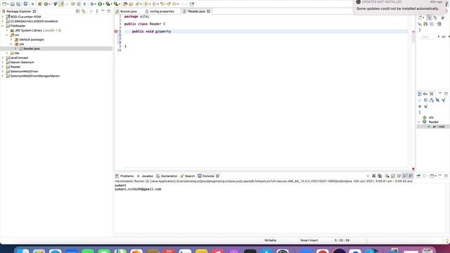 How to read value from properties file in java | Property reader смотреть онлайн