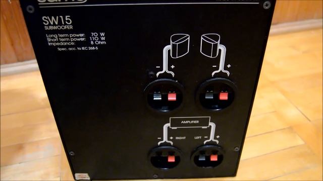 Сабвуфер Jamo SW15. Isobaric subwoofer Jamo SW15 смотреть онлайн
