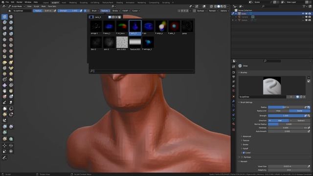 Lo nuevo de Blender 3.5 en escultura - VDM o alpha 3D ? смотреть онлайн