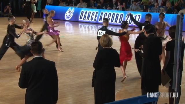 Киселёв Ярослав - Филипчук София, 1/2 Samba | 2017 Первенство России смотреть онлайн