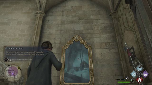 Find the third landmark from Arthur's Treasure Map Hogwarts Legacy смотреть онлайн