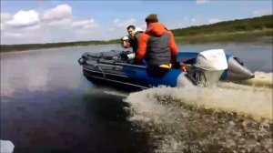 Лодка ПВХ Риф Скат Тритон 400 НДНД+Хонда 20 л.с. Сыктывкар. Сезон 2019