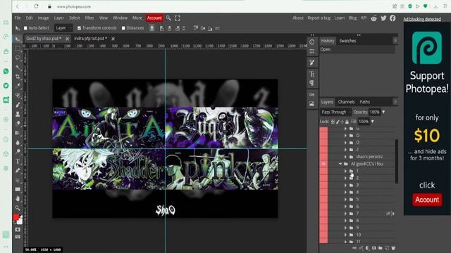 Anime Header Tutorial | Photoshop/Photopea Tutorial | zMagnus Visuals смотреть онлайн
