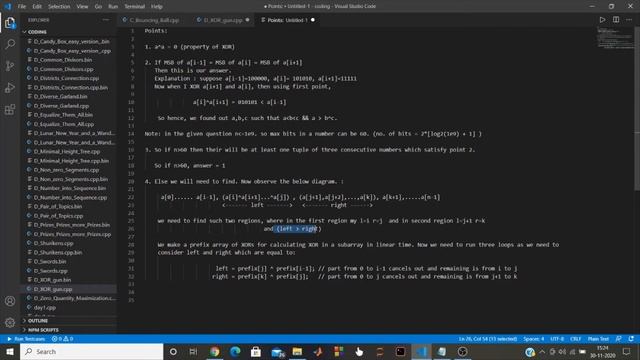 Codeforces Round #687 | Problem D | Xor-gun смотреть онлайн