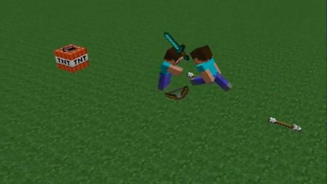 Minecraft animation Herobrine vs. steve смотреть онлайн