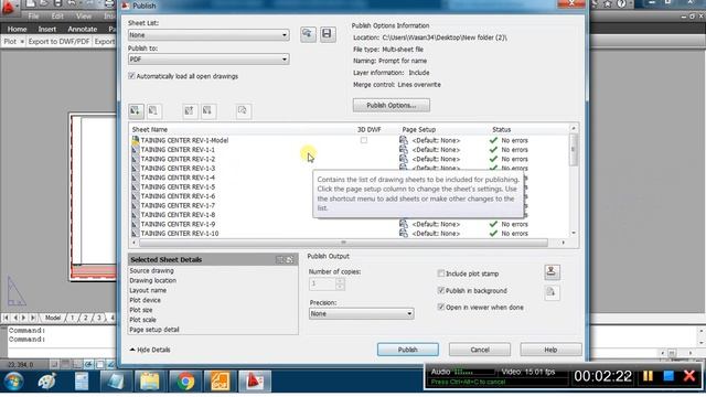 convert layout drawing CAD to 1 pdf file/ cách chuyển nhiều layout drawing trong CAD sang 1 file pd смотреть онлайн