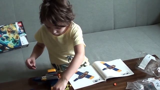 LEGO Hidden Side 70429 Трюковый самолёт Эль-Фуэго - Распаковка и сборка