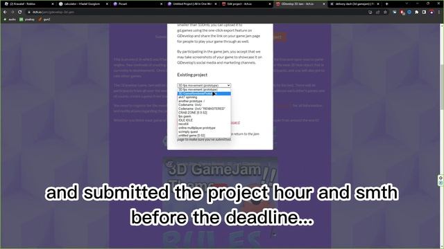 i entered gdevelop's 3d game-jam... смотреть онлайн