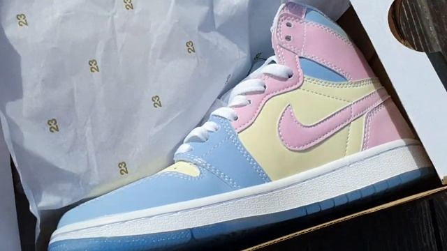 Air Jordan Long. Кеды, меняющие цвет ?#air #airjordan #кеды #меняютцвет #хамелеон