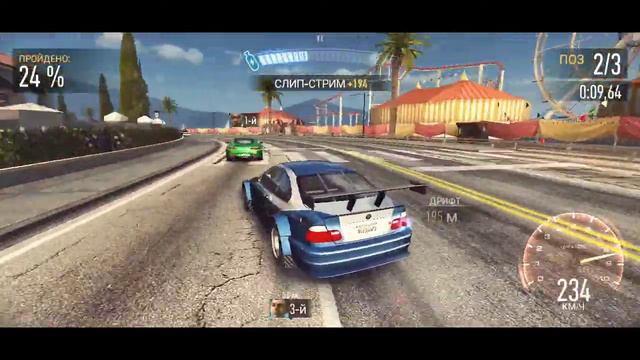 Прохождение события на BMW M3 GTR в NFS NL (3.5) смотреть онлайн