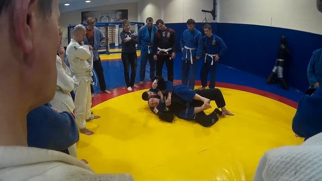 Collar Choke From Back  (Kristian Cestaro BJJ Seminar - 26/11/2016)