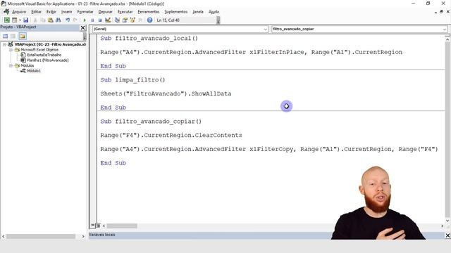 Filtros VBA – Como Utilizar o Filtro Avançado no VBA смотреть онлайн