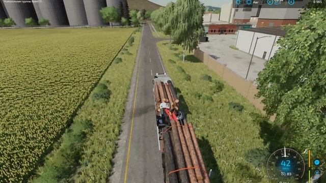 FS22?VolvoL200H HighLift?VOLVOFH16750TIMBERTRUCK?Logging?NewMap?Pine forest.Unloading at the sawmil смотреть онлайн