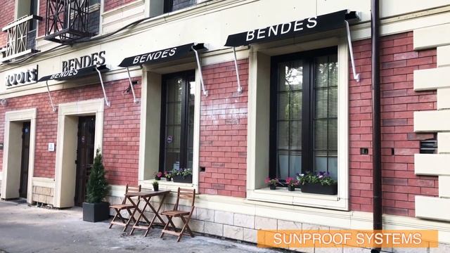 Пример работы витринных маркиз смотреть онлайн