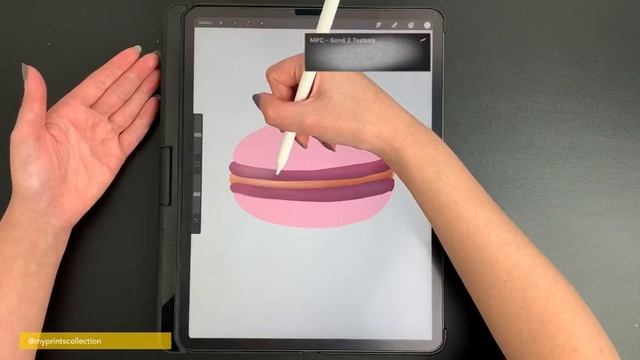 PROCREATE| How to draw a CUTE MACAROON | iPad Illustration Tutorial | Free Brush + Colour Palette смотреть онлайн