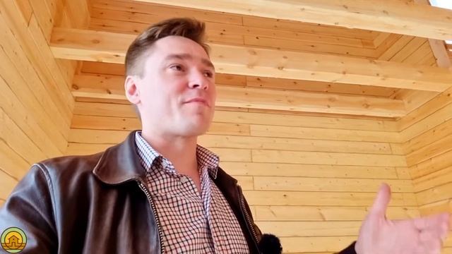 Двухэтажный деревянный дом баня в Сыктывкаре, м. Яг-Кар. План дома бани 8 на 8. Центр Домостроения смотреть онлайн