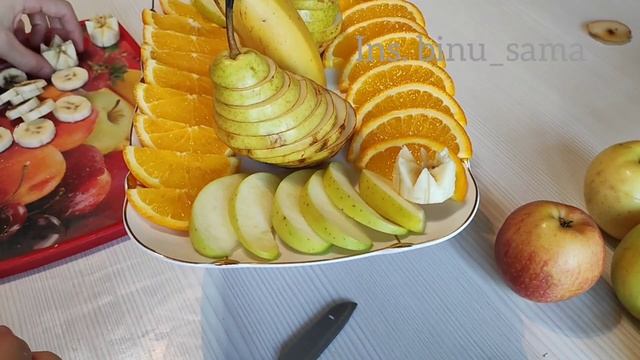 Красивая фруктовая НАРЕЗКА на праздничный стол. Дастархан сәндеу. смотреть онлайн