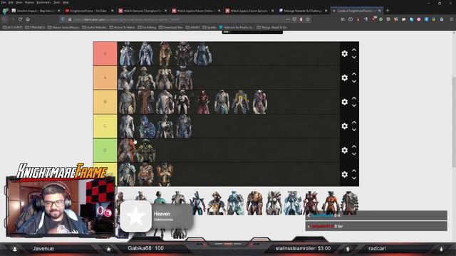WARFRAME 2021 TIER LIST -- NO SUGAR COATING! смотреть онлайн