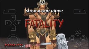 FATALITY.S DO SHAO KANH & SINDEL MORTAL KOMBAT UNCHAINED PSP ANDROID