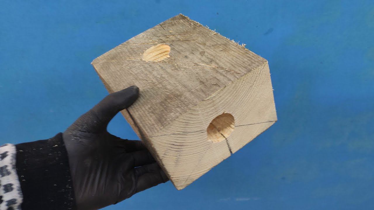 Увидел как финны применяют кусок бруса, не задумываясь сделал также! смотреть онлайн