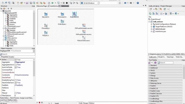 FireDAC Local SQL смотреть онлайн