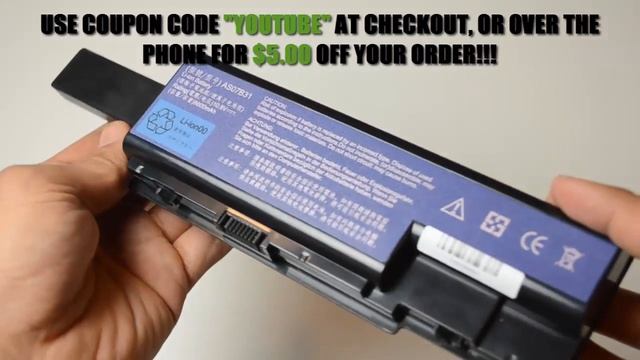 Acer Aspire 5220 5310 5315 5320 5520 5520G 5710 5720 5720Z 5910 Battery - 9 Cell 8800 mAh 10.8v смотреть онлайн