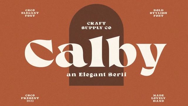 Download Calby Font смотреть онлайн