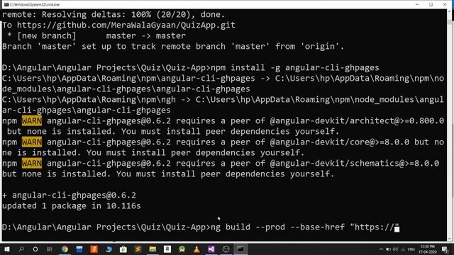 How to deploy Angular project or app on GitHub in hindi | Mera Wala Gyaan смотреть онлайн
