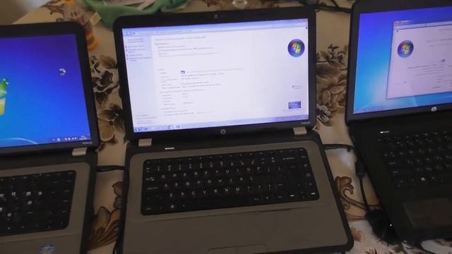 3 компьютера от HP на одном столе!!! смотреть онлайн