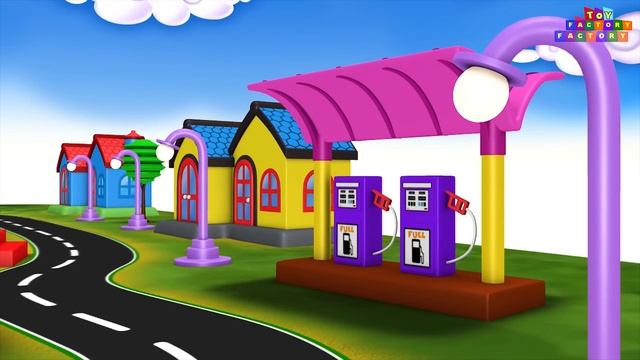 Chick City - Lego Toy train Cartoon Toy Factory смотреть онлайн