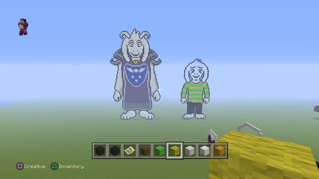 Minecraft: PlayStation®4 pixel art part 9 Asriel смотреть онлайн