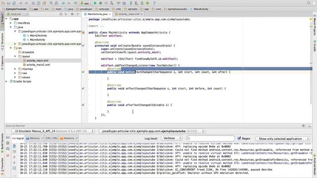 Capítulo 48 - TextWatcher смотреть онлайн