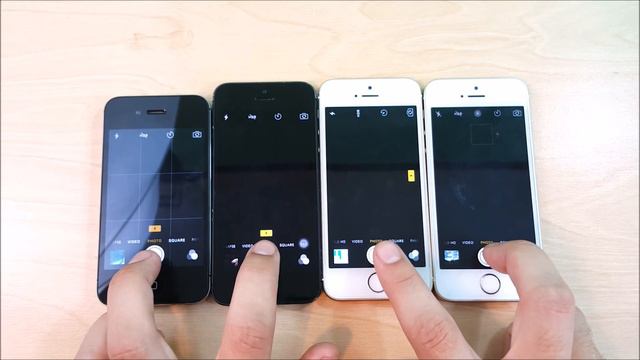 iPhone 4S vs iPhone 5 vs iPhone 5S vs iPhone SE (iOS 9.3.5) смотреть онлайн