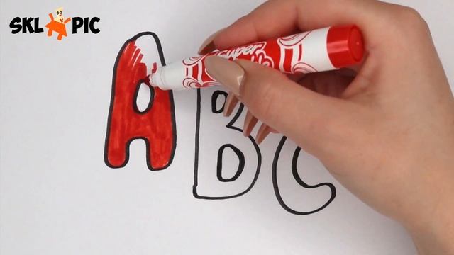 Раскраска для детей Алфавит. Как нарисовать Алфавит смотреть онлайн
